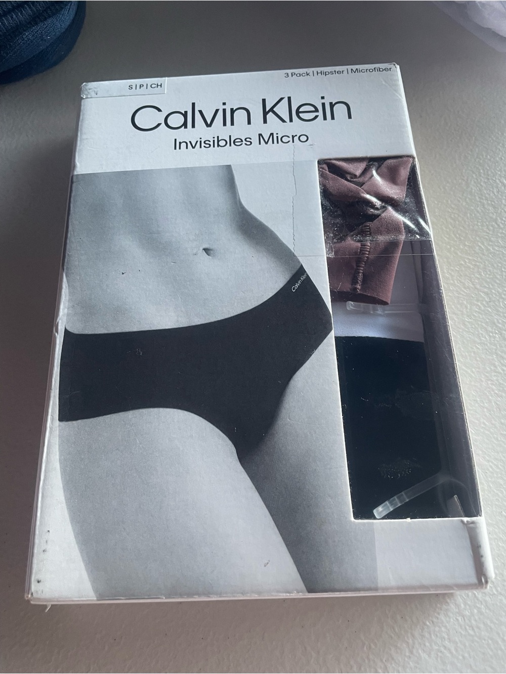 Calvin Klein Invisibles Micro woman Briefs - Black & Brown
